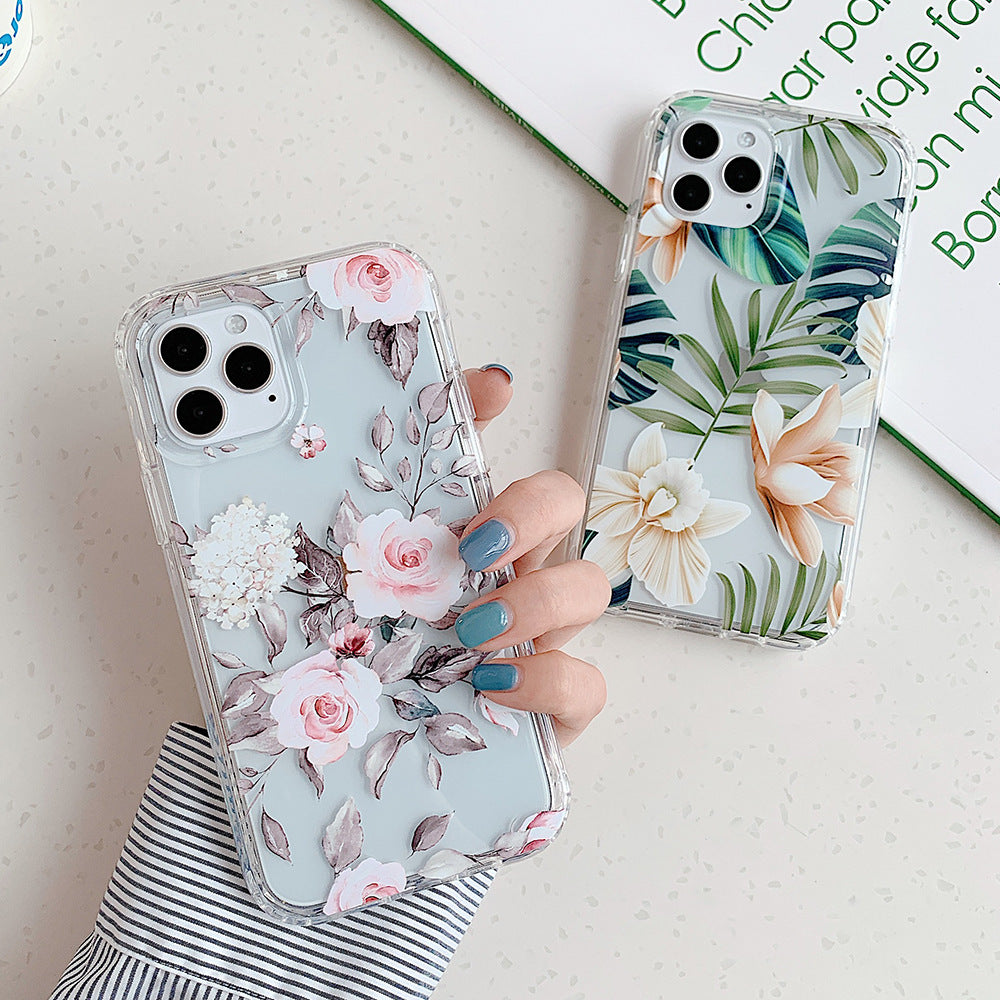 Banana Leaf Watercolor Flowers Are Suitable for Protecting Mobile Phone Cases