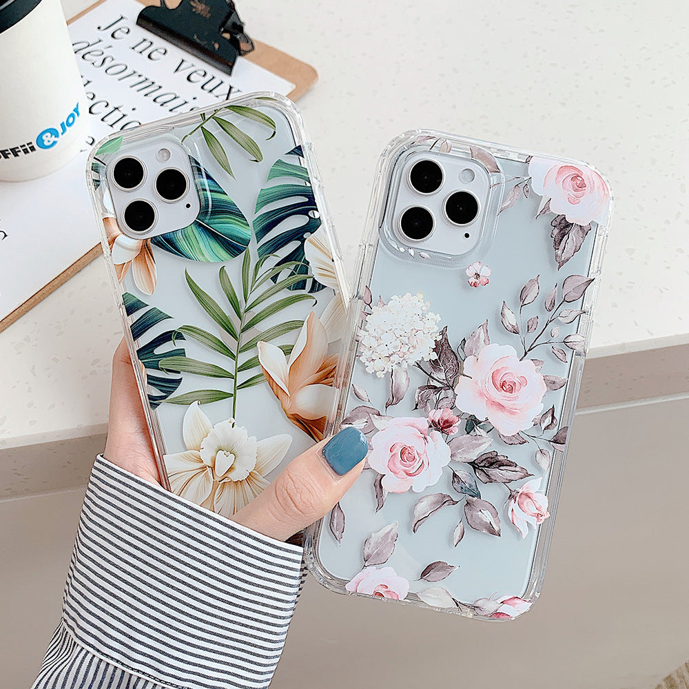 Banana Leaf Watercolor Flowers Are Suitable for Protecting Mobile Phone Cases
