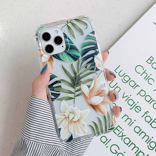 Banana Leaf Watercolor Flowers Are Suitable for Protecting Mobile Phone Cases